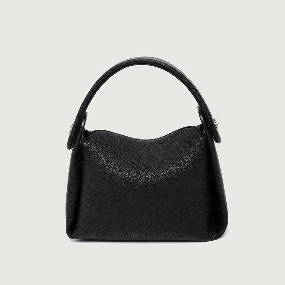 Women's Genuine Leather Dumpling Bag – Retro Shoulder Handbag