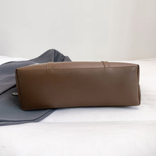 Load image into Gallery viewer, Women's PU Leather Shoulder Tote Bag | Commuter Handbag with Silk Scarf | Sarah Express