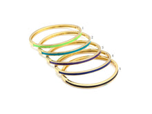 Load image into Gallery viewer, Thin Enamel Stackable Bracelet,X267