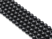 Load image into Gallery viewer, Genuine High Quality Black Spinel Round Smooth Beads, Sku#U1379