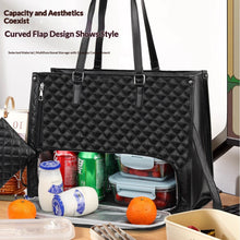 Load image into Gallery viewer, Large Insulated Tote Bag &amp; Crossbody Combo – Women's Lightweight Everyday Carry Bag