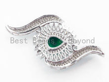 Load image into Gallery viewer, CZ Micro Pave Teardrop Stone Pendant, sku#L152