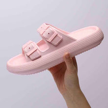 Load image into Gallery viewer, Women's Platform Buckle Sandals - Soft EVA Sole Summer Slippers