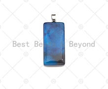 Load image into Gallery viewer, High Quality Natural Druzy Agate Rectangle Shape Pendant, Sa