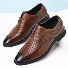 Load image into Gallery viewer, Men's Leather Dress Shoes