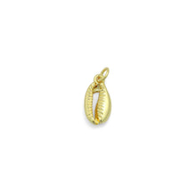 Load image into Gallery viewer, Gold Cowrie Shell Shape Charm Pendant, Sku#LD696