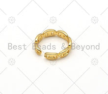Load image into Gallery viewer, Oval Link Adjustable Ring, Sku#X221