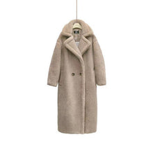 Load image into Gallery viewer, Womens Long Cashmere-Like Coat