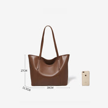 Load image into Gallery viewer, Women's Luxury Large-Capacity Leather Shoulder Bag | Urban Minimalist Tote