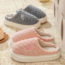 Load image into Gallery viewer, Winter Plush Slippers | Non-Slip Thick Sole Fleece House Shoes for Women &amp; Men