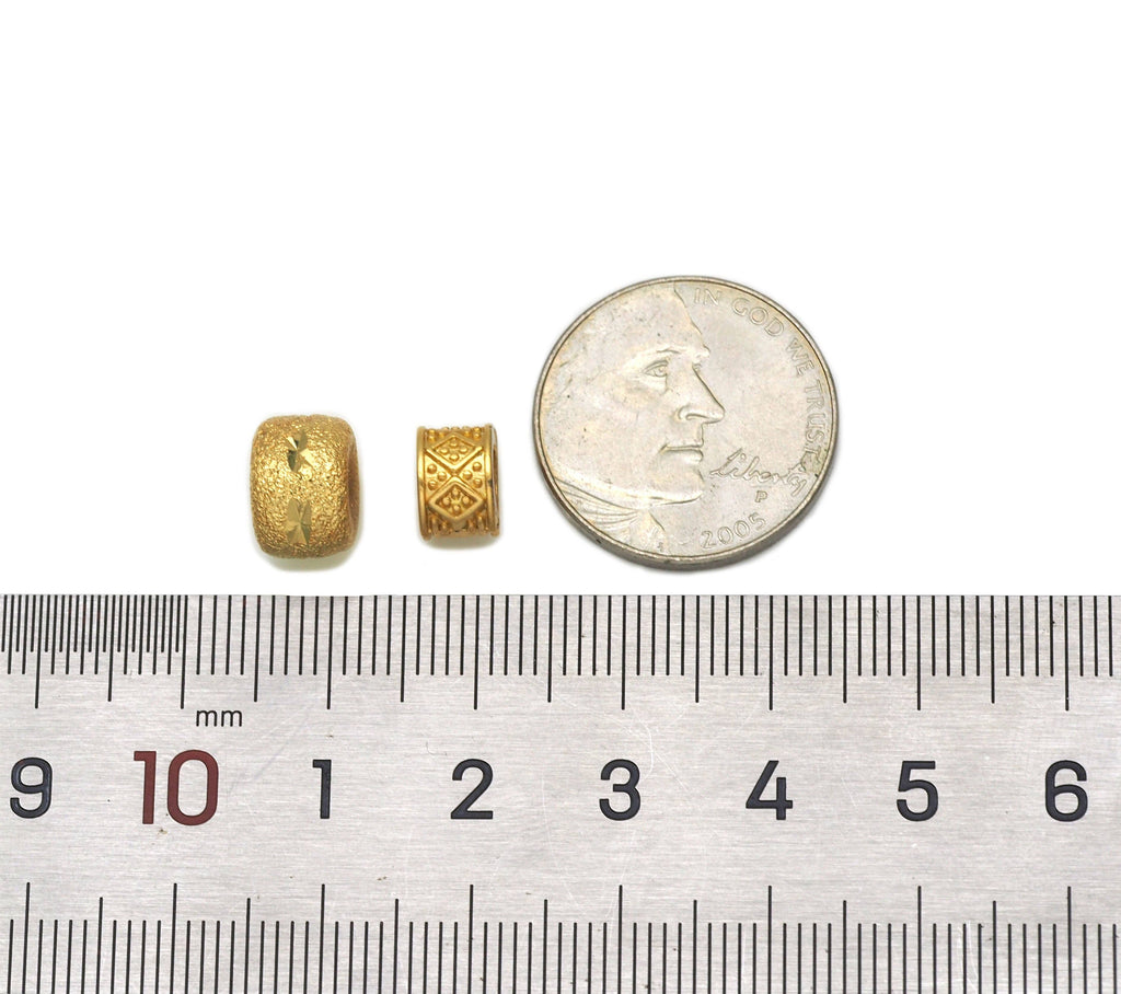Gold Spacer Beads, Sku#LX19