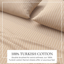 Load image into Gallery viewer, Turkish Cotton Flannel Sheet Set - Plaid &amp; Stripe Collection