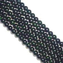 Load image into Gallery viewer, Green Goldstone Round Smooth Beads, Sku#U1764