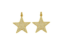Load image into Gallery viewer, CZ Five Point Star Charm, Sku#JL90