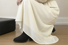 Load image into Gallery viewer, Women's Retro Sock Bootie | Pointed Toe Slip-On | Mid Heel
