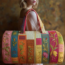 Load image into Gallery viewer, Bookwind Series Short-Distance Handheld Quilted Embroidery Travel Bag Multi-Functional