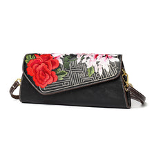 Load image into Gallery viewer, Chinese Floral Embroidered Shoulder Bag | Elegant Women's Handbag