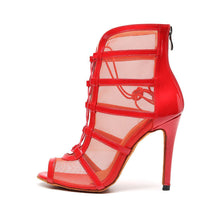 Load image into Gallery viewer, Women's Latin Dance High Heels - Soft Sole Ballroom Dancing Shoes