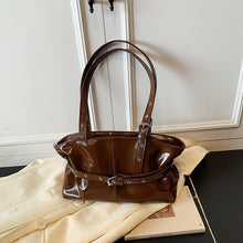 Load image into Gallery viewer, Oil-Waxed PU Leather Bucket Bag