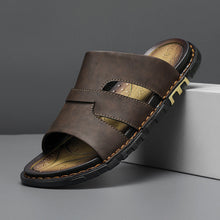 Load image into Gallery viewer, Handmade Microfiber Leather Slip-On Loafers for Men