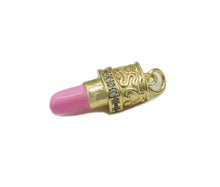 Load image into Gallery viewer, CZ Enamel Lipstick Pendant, Sku#F1470