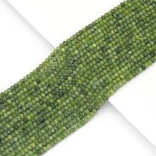Load image into Gallery viewer, Genuine Canadian Jade Faceted Rondelle Beads, Sku#U1682