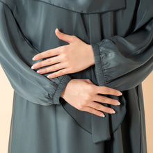 Load image into Gallery viewer, Abaya With Niqab and Khimar | Satin Niqab Khimar and Abaya (MK024)