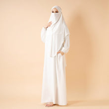Load image into Gallery viewer, Abaya With Niqab and Khimar | Satin Niqab Khimar and Abaya (MK024)