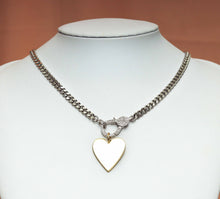 Load image into Gallery viewer, Heart Star Cuban Chain Necklace, sku#CL07