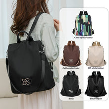 Load image into Gallery viewer, Women's Stylish Lightweight Nylon Backpack - Multi-Pocket Travel Daypack