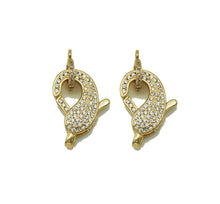 Load image into Gallery viewer, CZ Lobster Clasp Charm, Sku#LD298