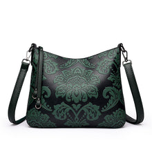Load image into Gallery viewer, Women's PU Leather Crossbody Messenger Bag - Multi-Compartment Shoulder Bag
