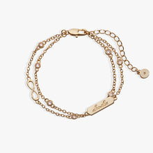 Load image into Gallery viewer, Abuela Infinity Chain Double Strand Bracelet