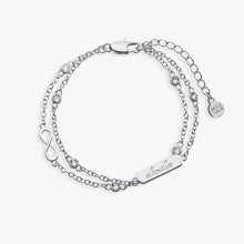 Load image into Gallery viewer, Abuela Infinity Chain Double Strand Bracelet