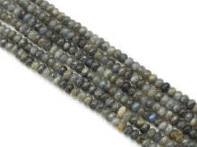 Load image into Gallery viewer, Natural Faceted Rondelle Labradorite Beads, Sku#HY13