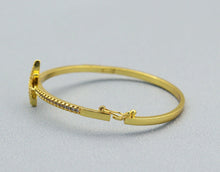 Load image into Gallery viewer, CZ North Star Bangle Bracelet, Sku#X317