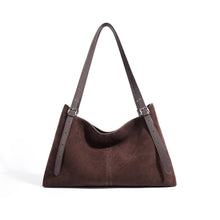 Load image into Gallery viewer, Premium Suede Tote Bag - Large Capacity Leather Handbag for Women