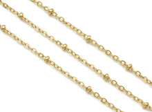 Load image into Gallery viewer, Dainty Ball chain by yard, Wholesale chain LX170