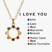 Load image into Gallery viewer, 'I Love You' Hidden Message Acrostic Necklace