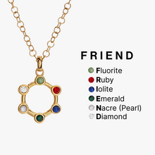 Load image into Gallery viewer, Friend Hidden Message Acrostic Necklace