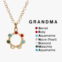 Load image into Gallery viewer, Grandma Hidden Message Acrostic Necklace