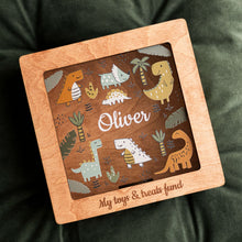Load image into Gallery viewer, Custom Acrylic Box for Kids - Dino