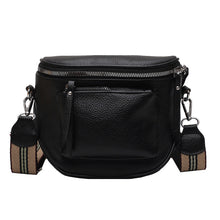 Load image into Gallery viewer, Soft PU Leather Saddle Crossbody Bag