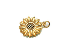 Load image into Gallery viewer, Enamel Sunflower Charm, Sku#LX09