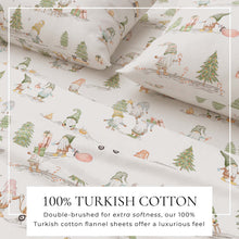 Load image into Gallery viewer, Turkish Cotton Flannel Sheet Set - Elevated Holiday Collection