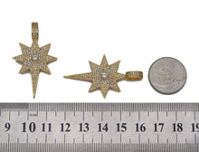 Load image into Gallery viewer, CZ North Star Charm, Sku#LK622