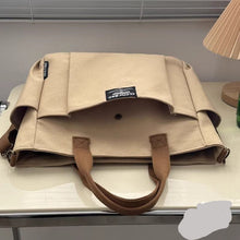 Load image into Gallery viewer, Premium Canvas Tote Bag - Large Capacity Crossbody Shoulder Bag for Women