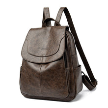 Load image into Gallery viewer, Women's Large Capacity Genuine Leather Travel Bag | Laptop Sleeve &amp; Multi-Pocket