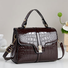 Load image into Gallery viewer, Women's PU Leather Crossbody Bag – Retro Flap Shoulder Bag with Multiple Compartments