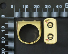 Load image into Gallery viewer, Rectangle Chunky Adjustable Ring, Sku#X298